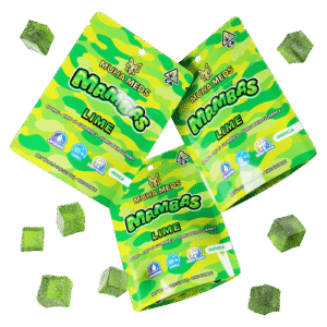 Muha Meds Lime (Indica): Infused Gummies – 100 Milligrams Edible Pack