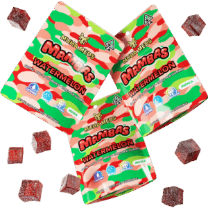 Muha Meds Watermelon (Indica): Infused Gummies – 100 Milligrams Edible Pack