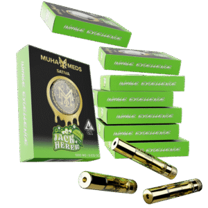 Jack Herer (Sativa): Muha Meds Cartridge – 1 Gram Distillate - Jack Herer Muha Meds cartridge