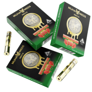 Watermelon OG (Indica): MuhaMeds Cartridge – 1 Gram Distillate