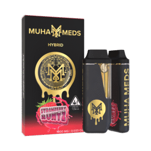 Muha Meds Strawberry Runtz (Hybrid): Muha Meds 2000 MG Disposable Vape – 2 Gram All-In-One