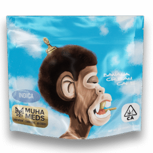 Muha Meds Banana Cream Cake Strain (Indica): Cannabis Flower (Premium) – 3.5 g Weed Pack