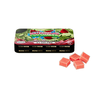 Muha Meds Watermelon Cucumber (Indica): CBN Gummies – 100 Milligrams Edible Pack