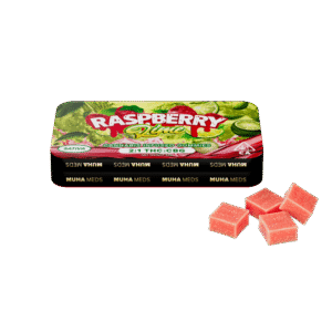 Muha Meds Raspberry Lime (Sativa): CBG Gummies – 100 Milligrams Edible Pack
