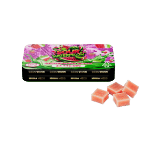 Muha Meds Sour Watermelon gummies (Sativa): CBG Gummies – 100 Milligrams Edible Pack